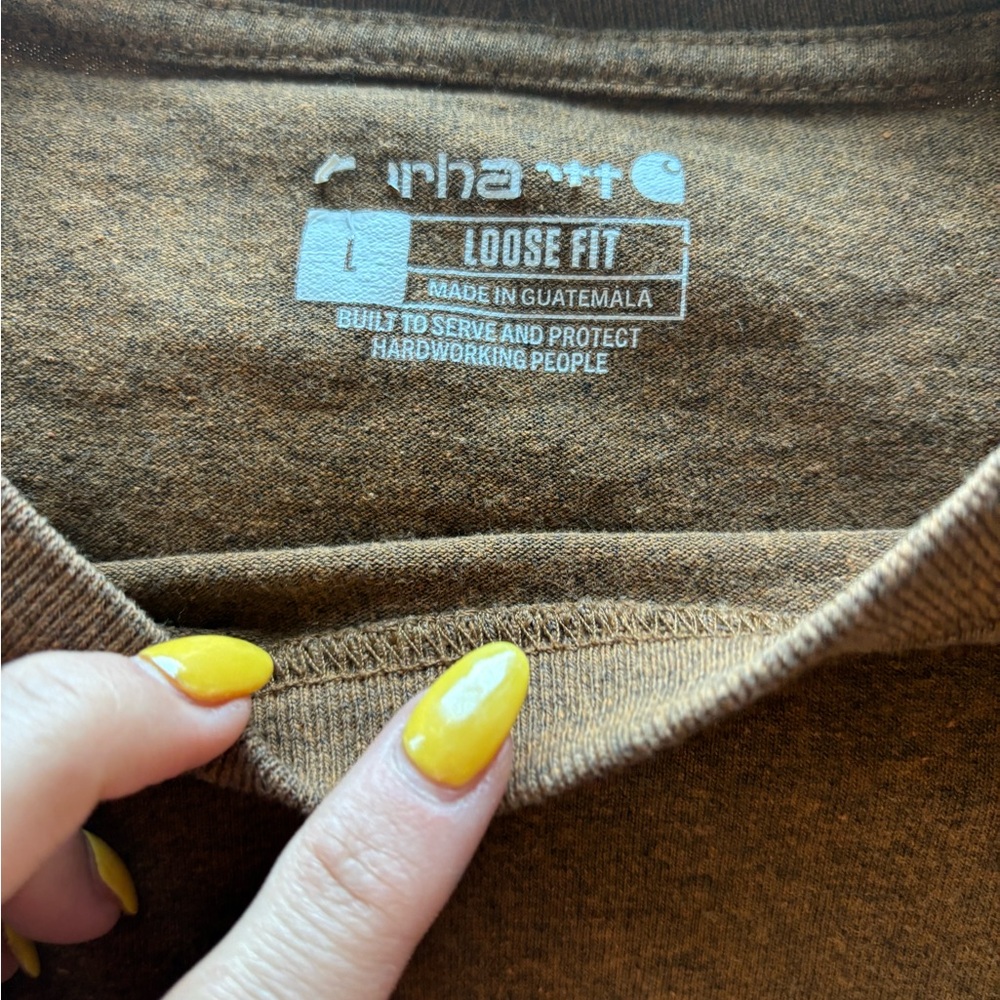 Carhartt Brown Pocket T-Shirt